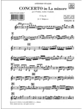 Concerto en la min F1 N° 61 RV 523 pour 2 violons, cordes et cembalo